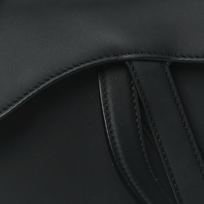 Christian Dior Ultra Matte Calfskin Mini Saddle Bag With Strap Black 8 of 10