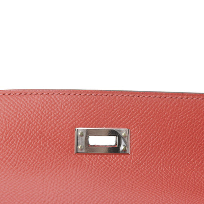 Hermes Epsom Kelly Pochette Clutch Rose Jaipur 19 of 29