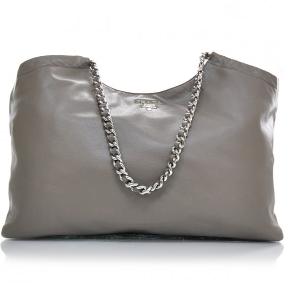 Soft Calf Chain Tote Bambu