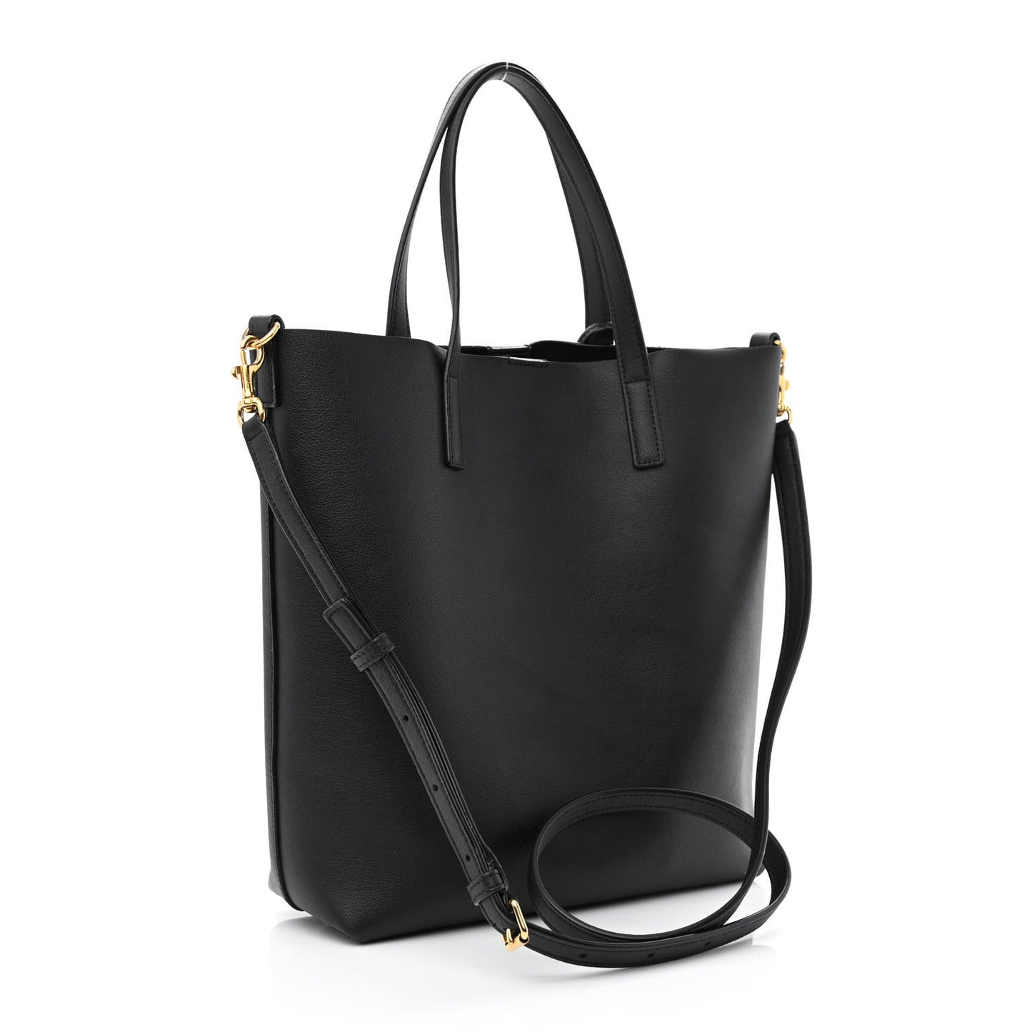 Calfskin Toy Shopping Tote Black