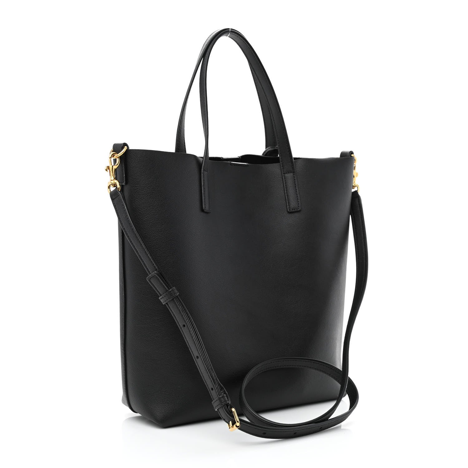 Saint Laurent Calfskin Toy Shopping Tote Black 4 of 11