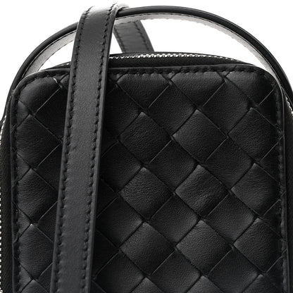 Bottega Veneta Nappa Intrecciato Getaway Phone Pouch Black 7 of 9