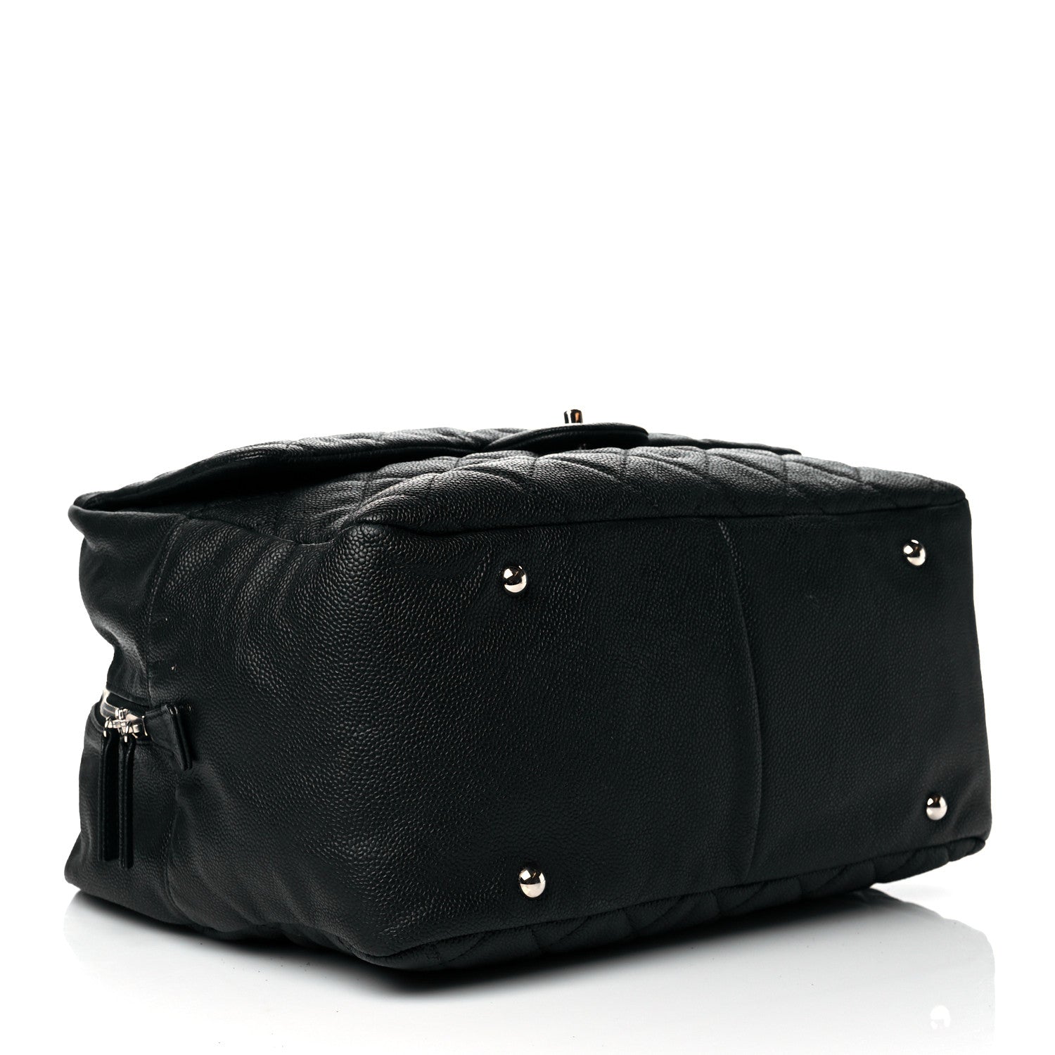 Chanel Caviar Quilted Travel Flap Tote Black 4 of 10