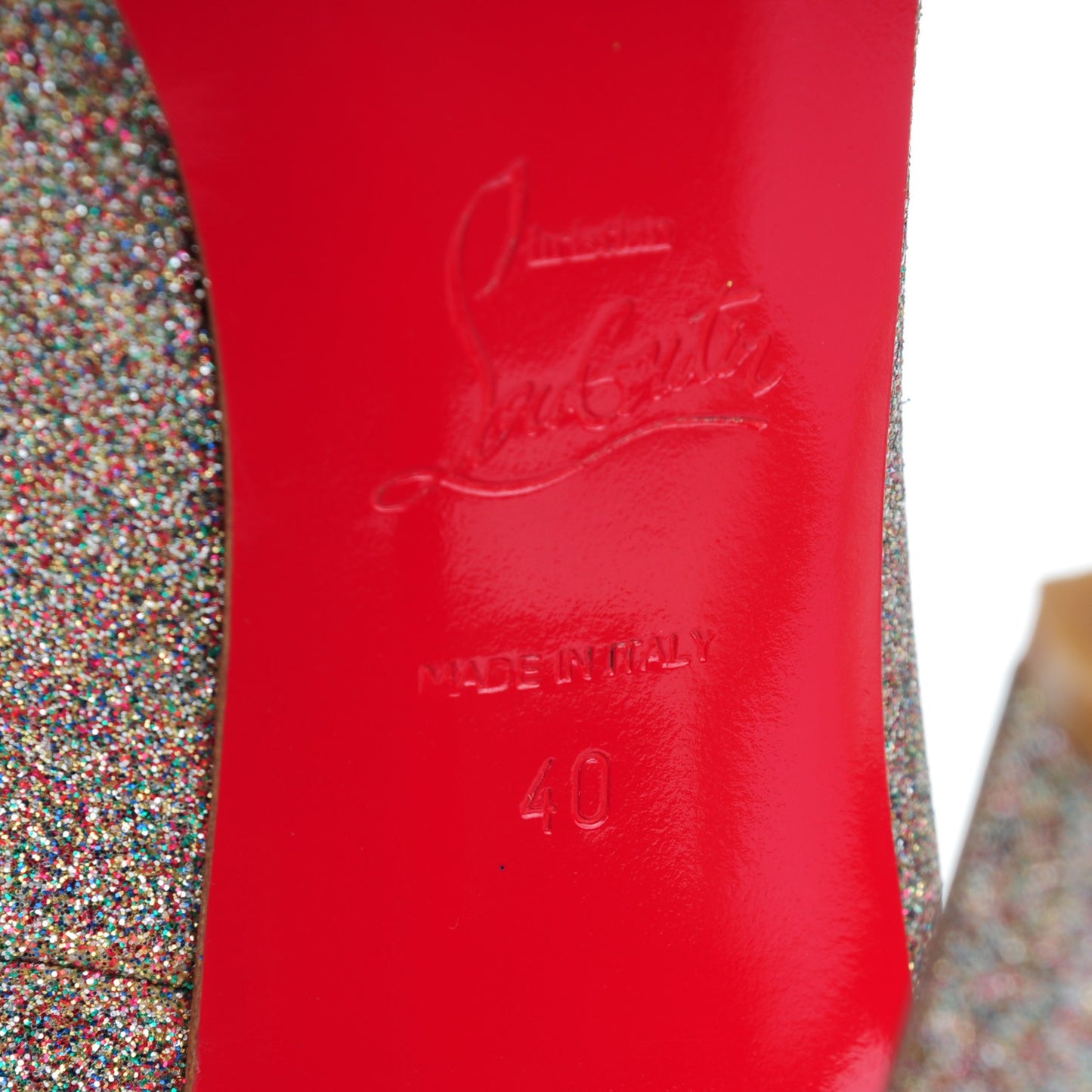 Glitter Mini T Double 120 Pumps 40 Multicolor