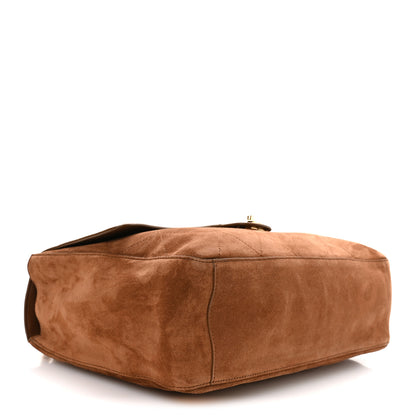 Chanel Suede Calfskin Souplissimo Maxi Flap Camel 4 of 10