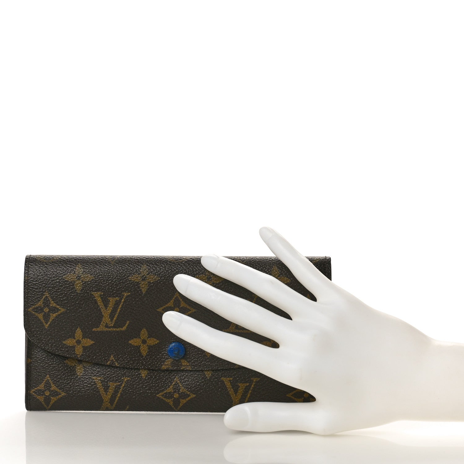 Louis Vuitton Monogram Emilie Wallet Blue 2 of 9