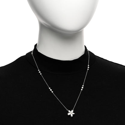 Tiffany Platinum Diamond Extra Large Victoria Mixed Cluster Necklace 2 of 5