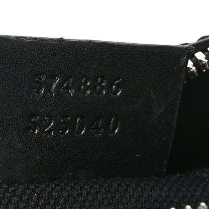Gucci GG Supreme Monogram Web Shoulder Bag Black Grey 7 of 9