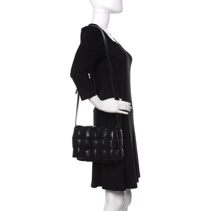 Bottega Veneta Nappa Maxi Intreccio Padded Cassette Crossbody Bag Black 2 of 11