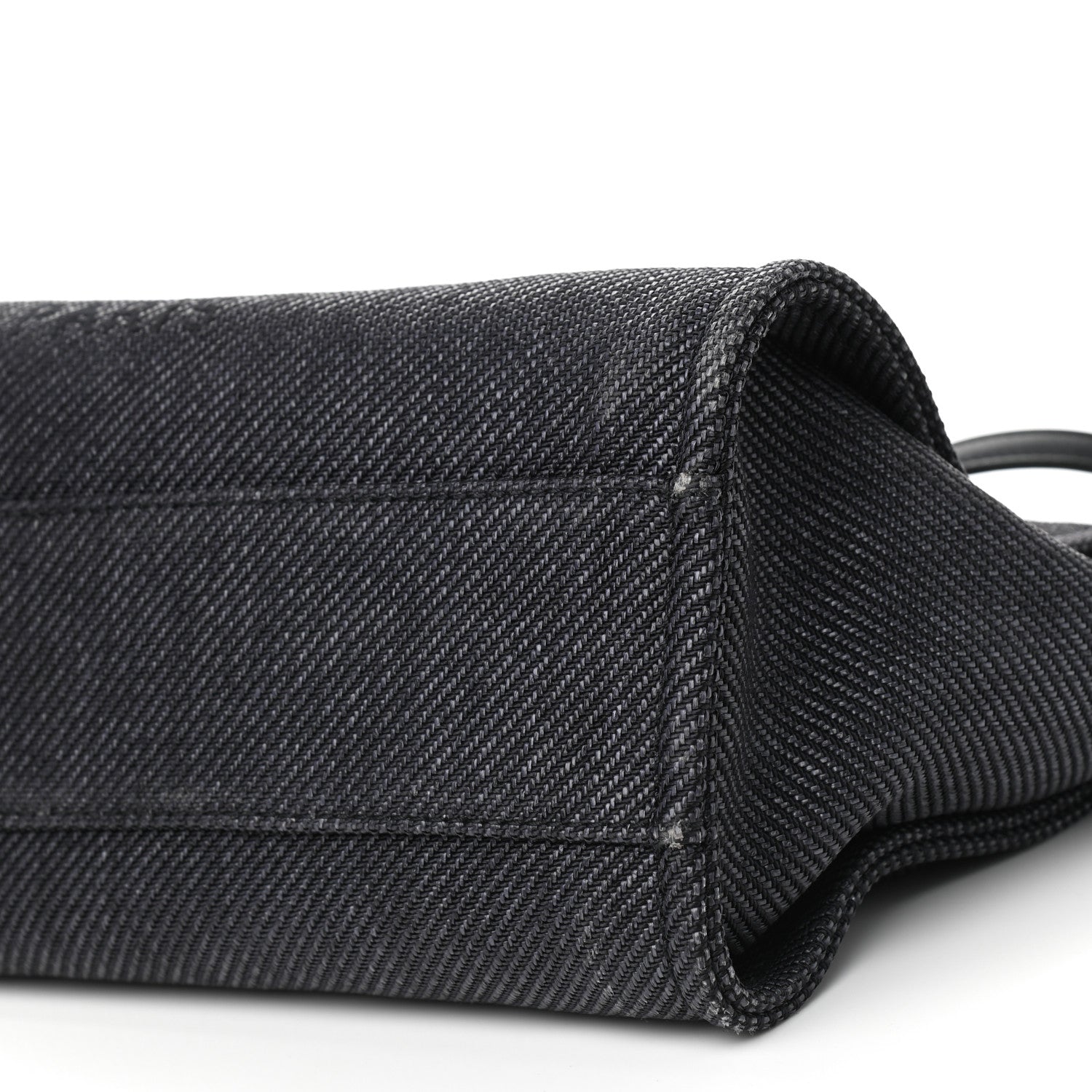 Chanel Mixed Fibers Calfskin Small Deauville Tote Black 9 of 9