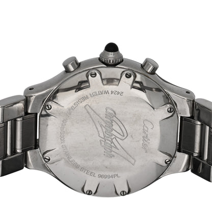 Cartier Stainless Steel 38mm Must de 21 Chronoscaph Quartz Watch Black 4 of 4