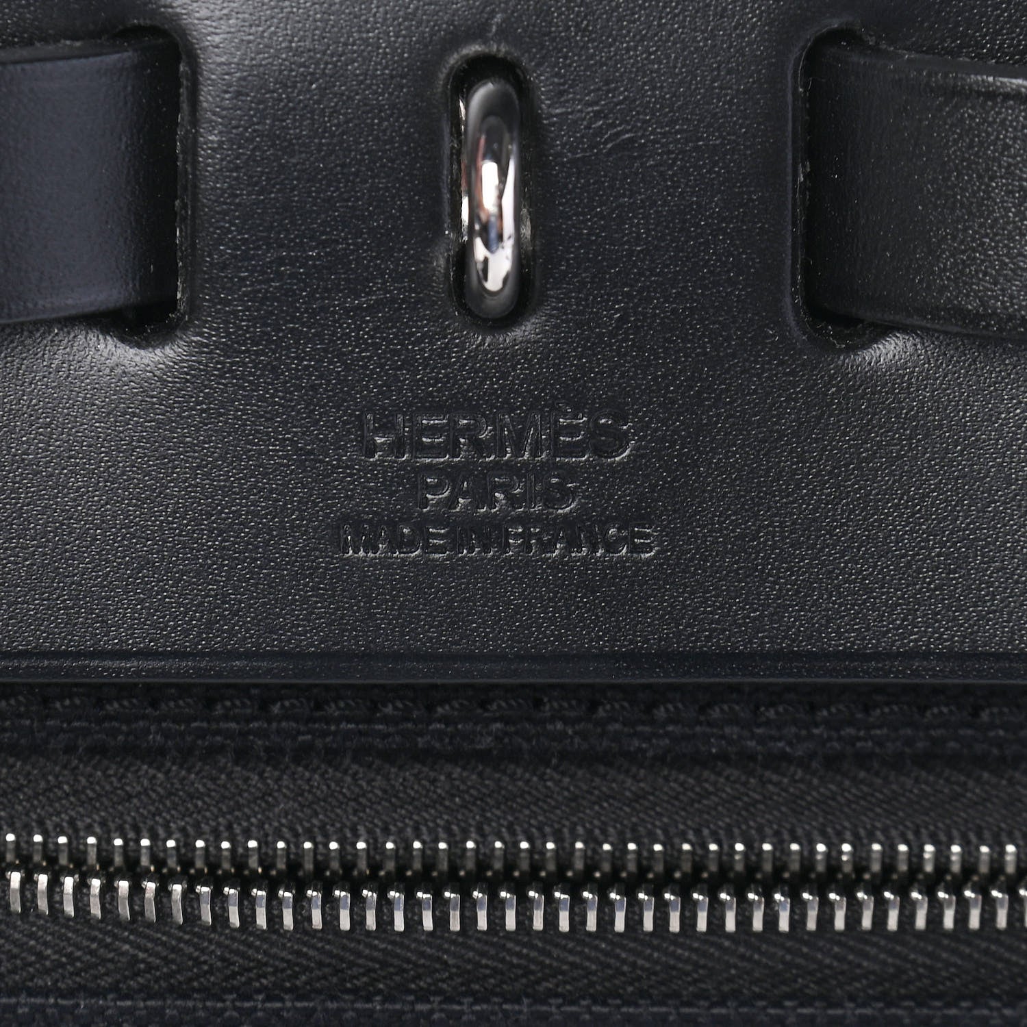 Hermes Toile Vache Hunter Herbag Zip PM 31 Black 5 of 9