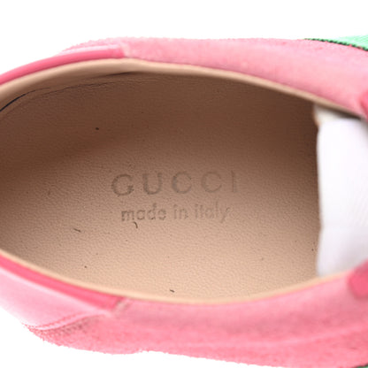 Gucci Suede Web Womens Rocket Sneakers 37 Rhododendron Pink 7 of 12