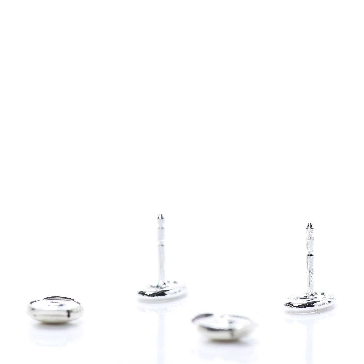 Hermes Sterling Silver TPM Farandole Earrings 3 of 6