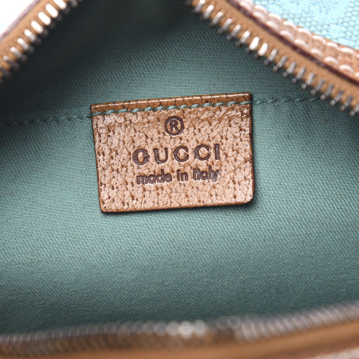 Gucci Monogram Mini Boston Handbag Blue 5 of 9