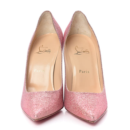 Christian Louboutin Glitter Tisse So Kate 120 Pumps 40.5 Poudre 3 of 12