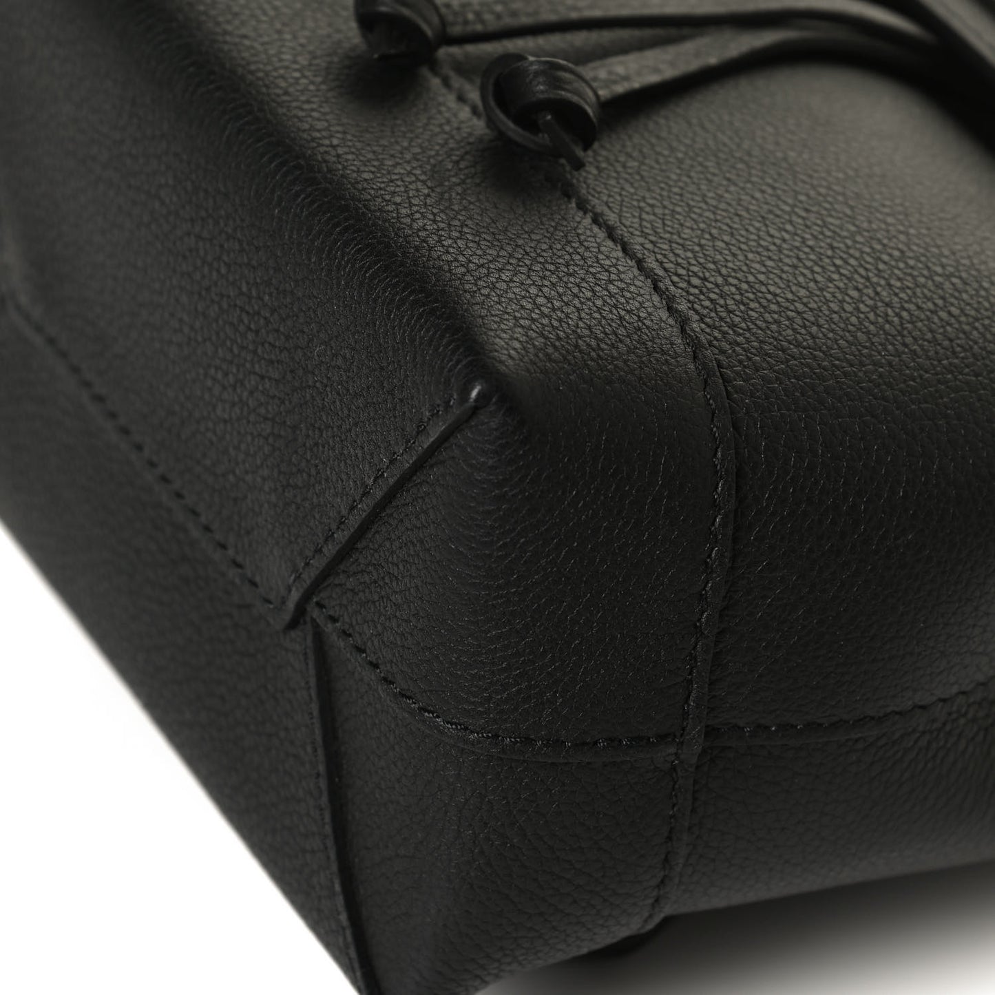 Calfskin Lockme Mini Backpack Black