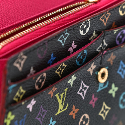 Louis Vuitton Monogram Multicolor Sarah Wallet Black Grenade 21 of 23