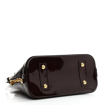 Louis Vuitton Vernis Alma BB Amarante 3 of 7