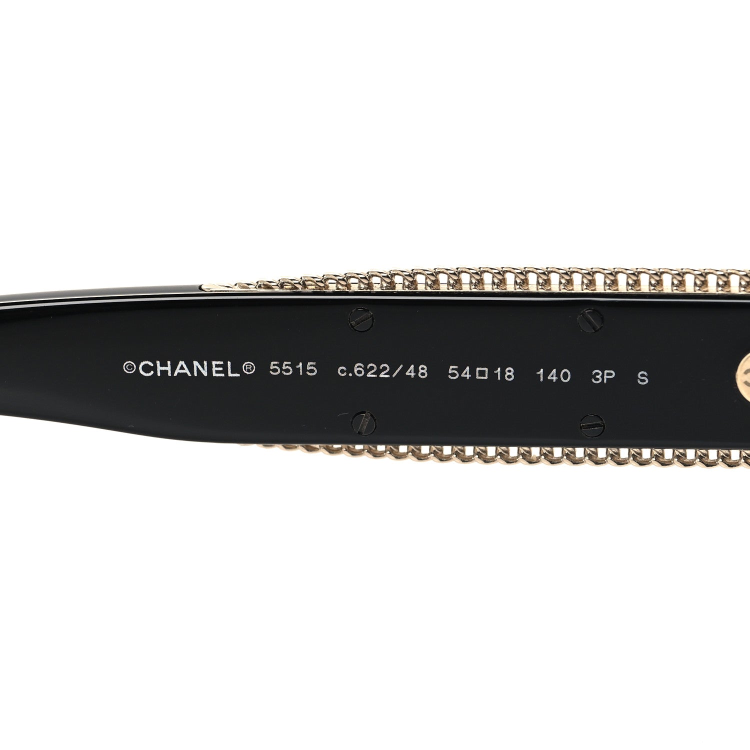 Chanel Acetate Oval Sunglasses 5515-A Black 5 of 7