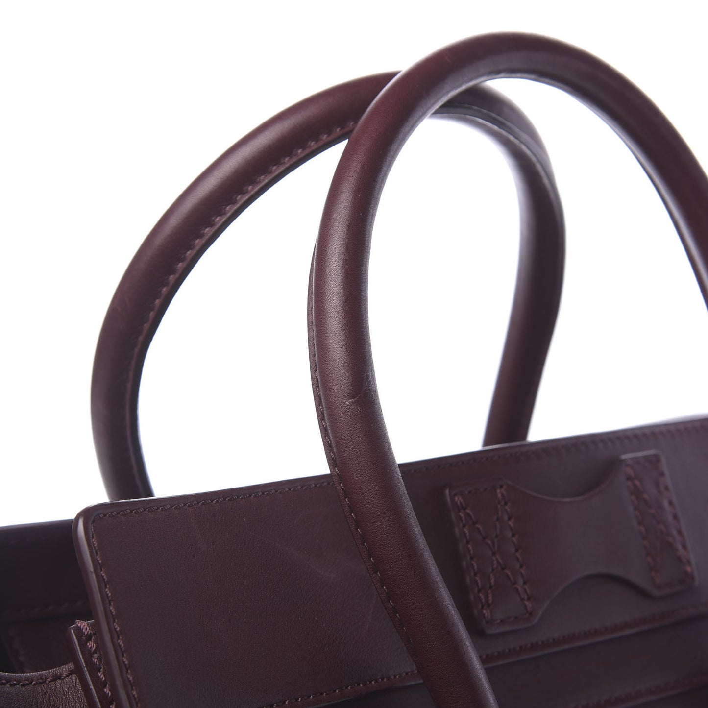 Smooth Calfskin Mini Luggage Burgundy