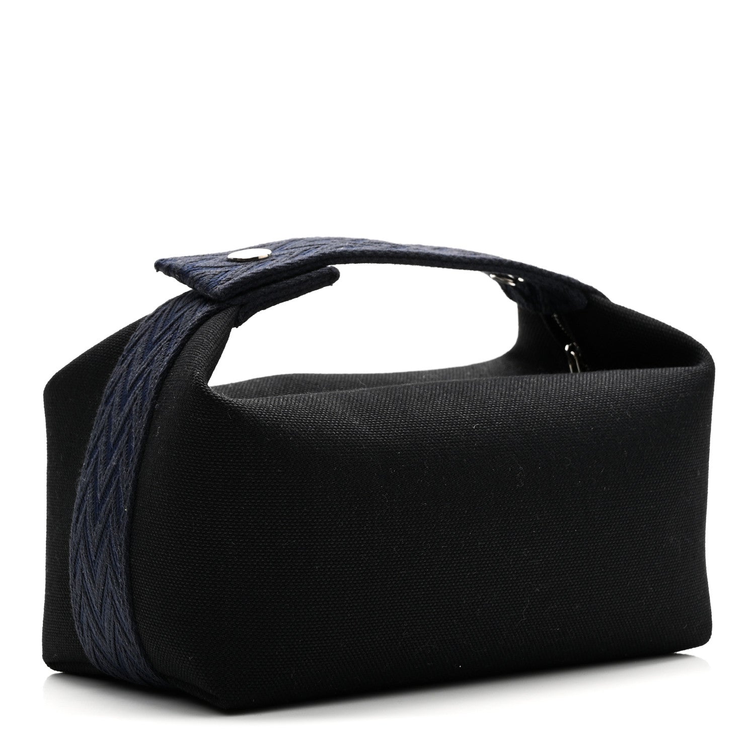 Hermes Canvas Small Bride-A-Brac Pouch Black Bleu Nuit 4 of 10