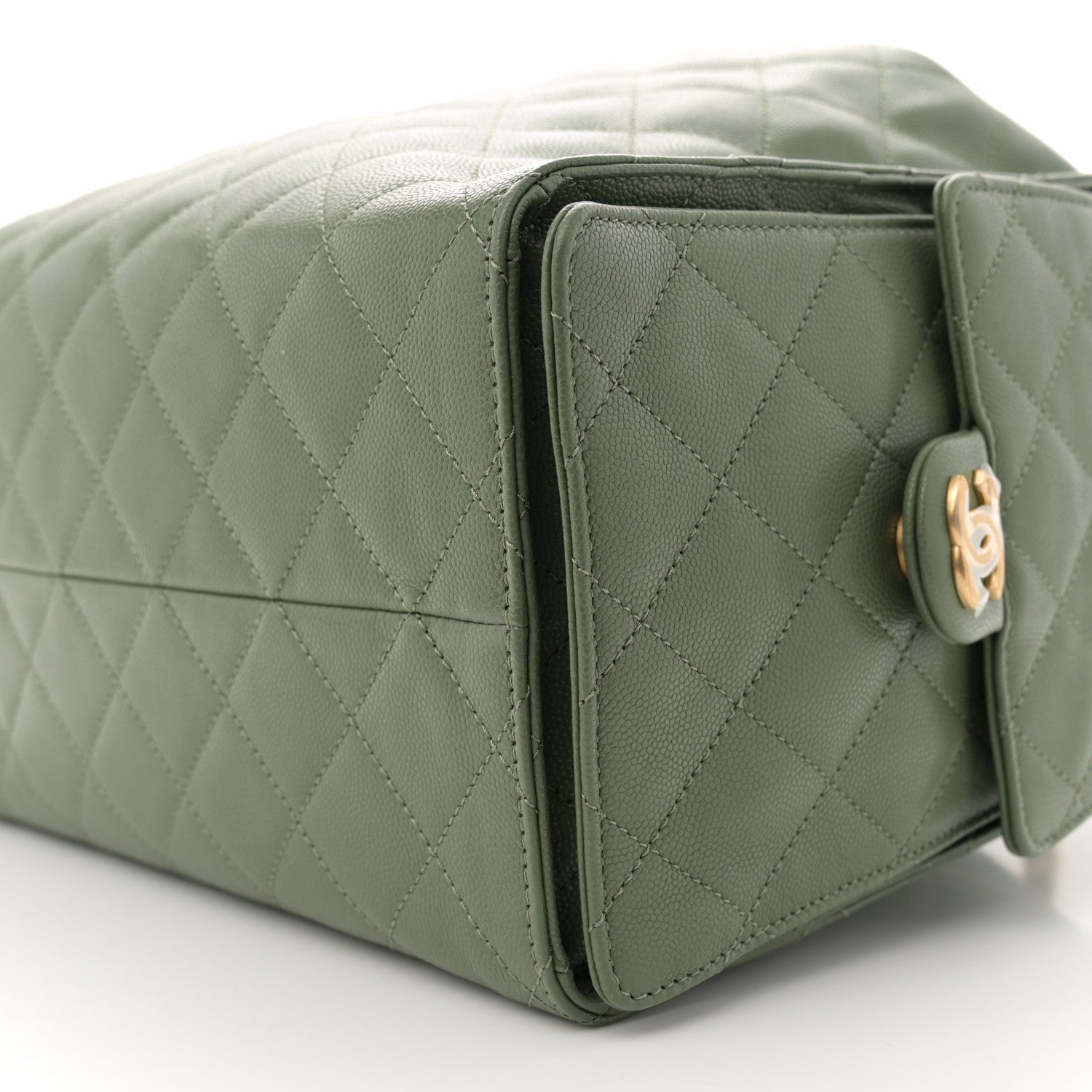 Chanel Caviar Quilted Medium Chanel 25 Handbag Khaki 11 of 11