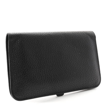 Hermes Togo Dogon Duo Wallet Black 4 of 8