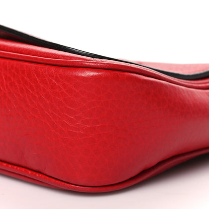 Gucci Pebbled Calfskin Small Soho Flap Crossbody Red 11 of 11
