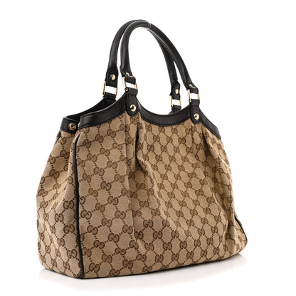 Gucci Monogram Medium Sukey Tote Dark Brown 3 of 10