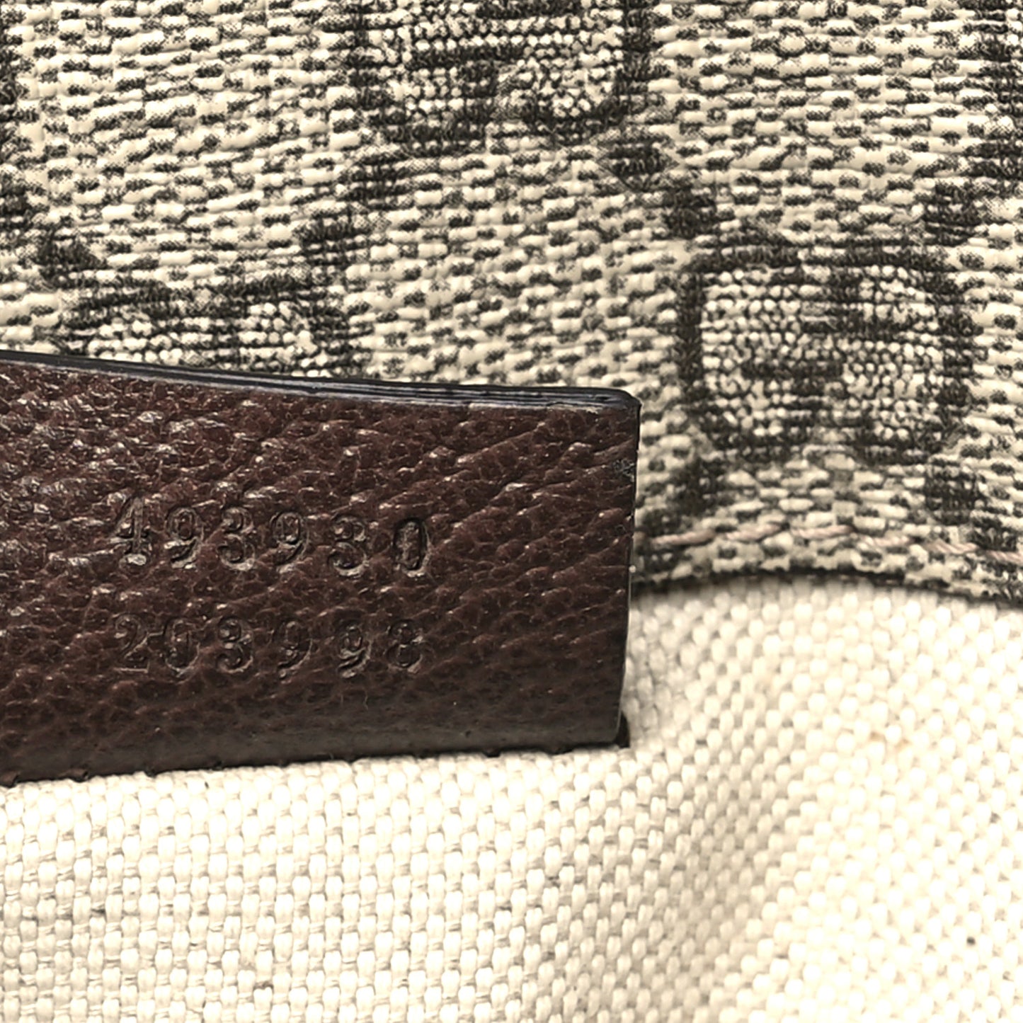 GG Supreme Monogram Neo Vintage Web Belt Bag Brown