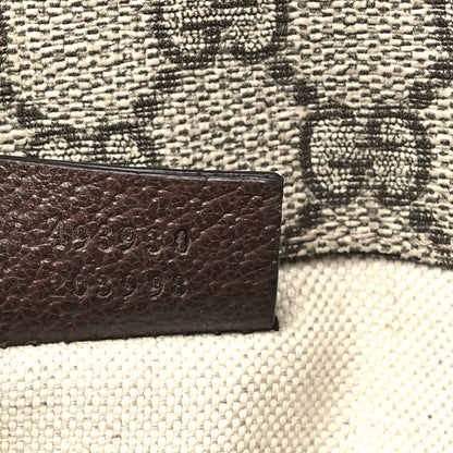Gucci GG Supreme Monogram Neo Vintage Web Belt Bag Brown 7 of 9