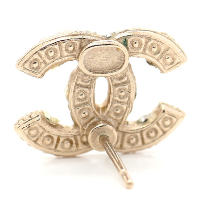 Chanel Pearl CC Earrings Gold 4 of 4