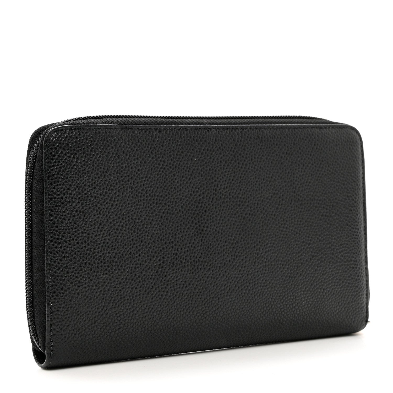 Chanel Caviar Large Timeless CC Zip Around Organizer Wallet Black 3 of 9