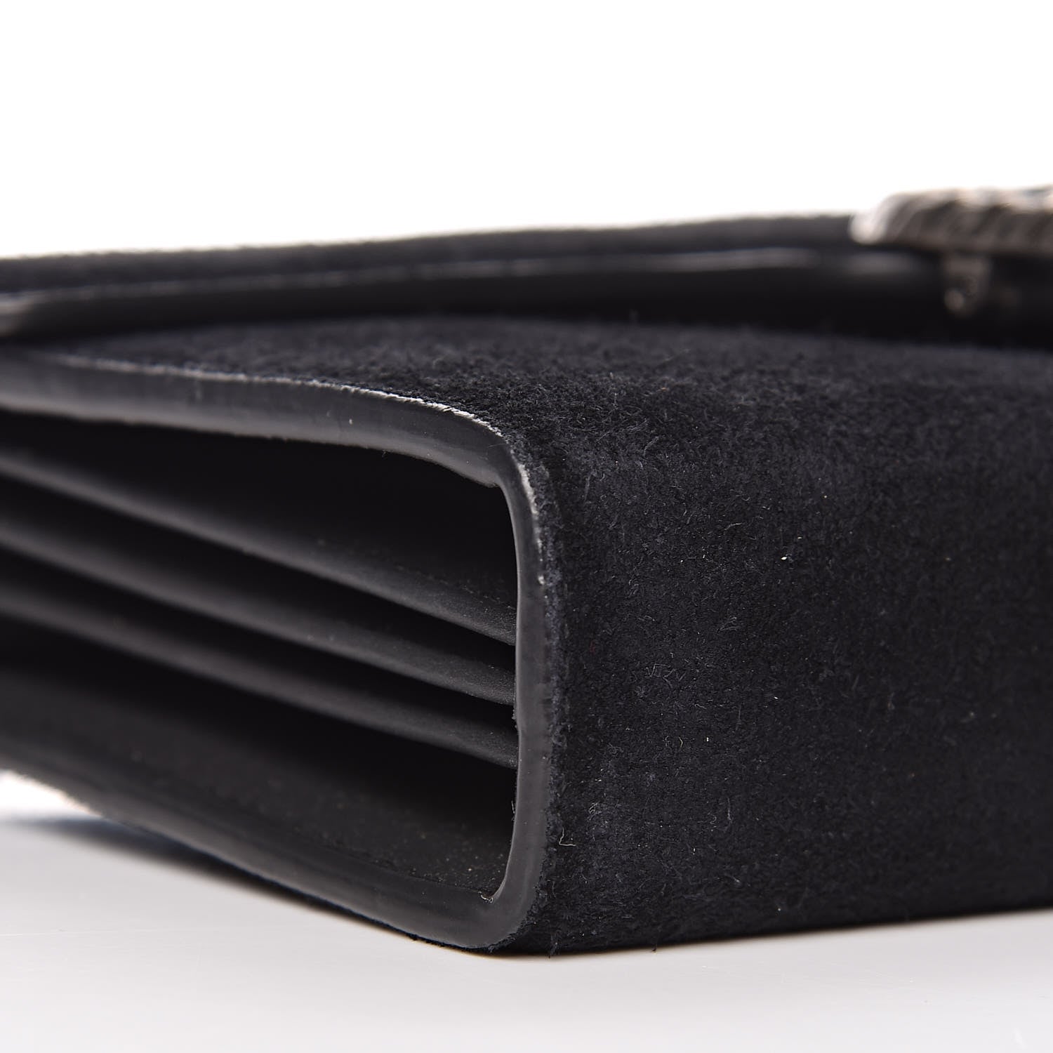 Gucci Suede Mini Dionysus Chain Wallet Black 8 of 10