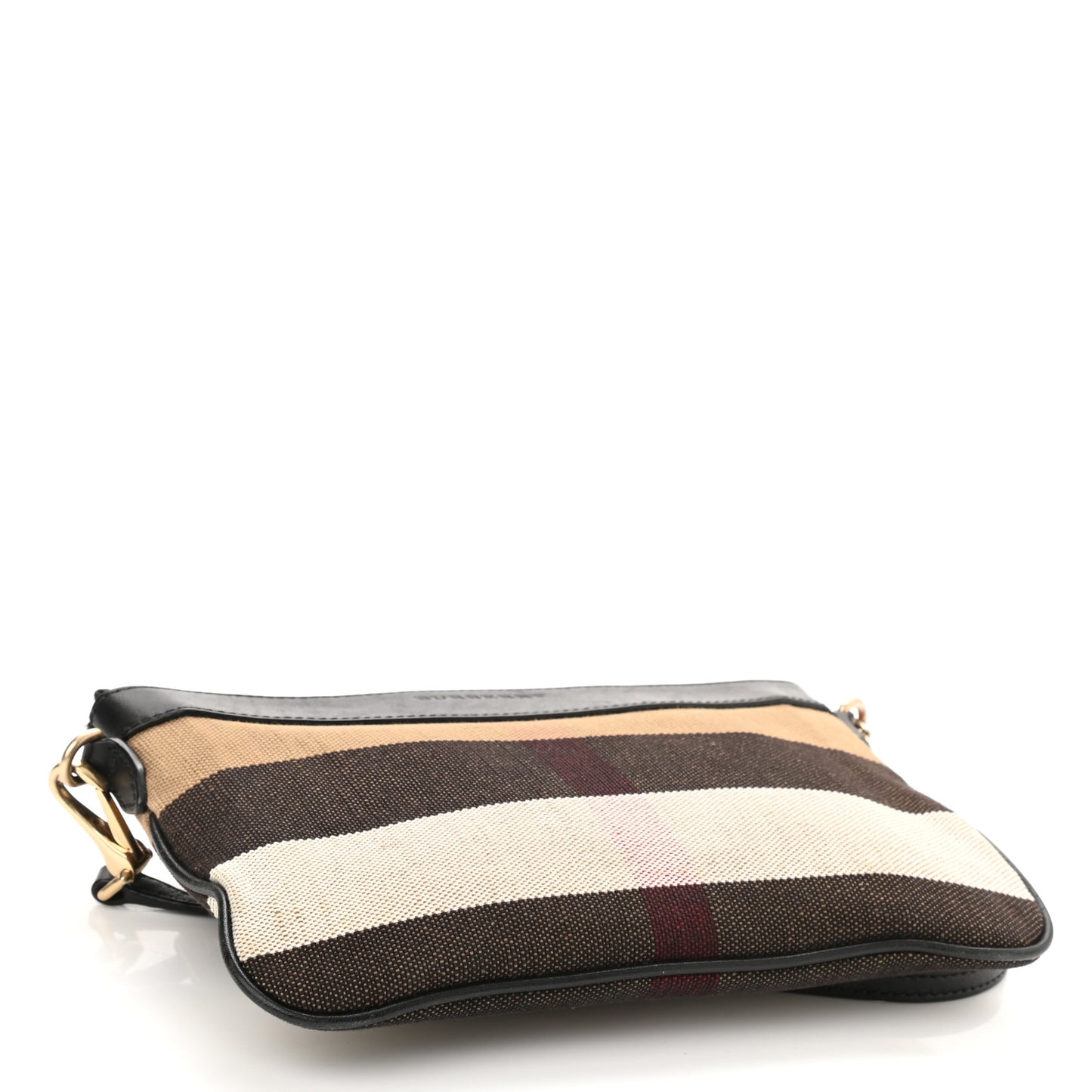 Mega Check Peyton Crossbody Clutch Bag Black