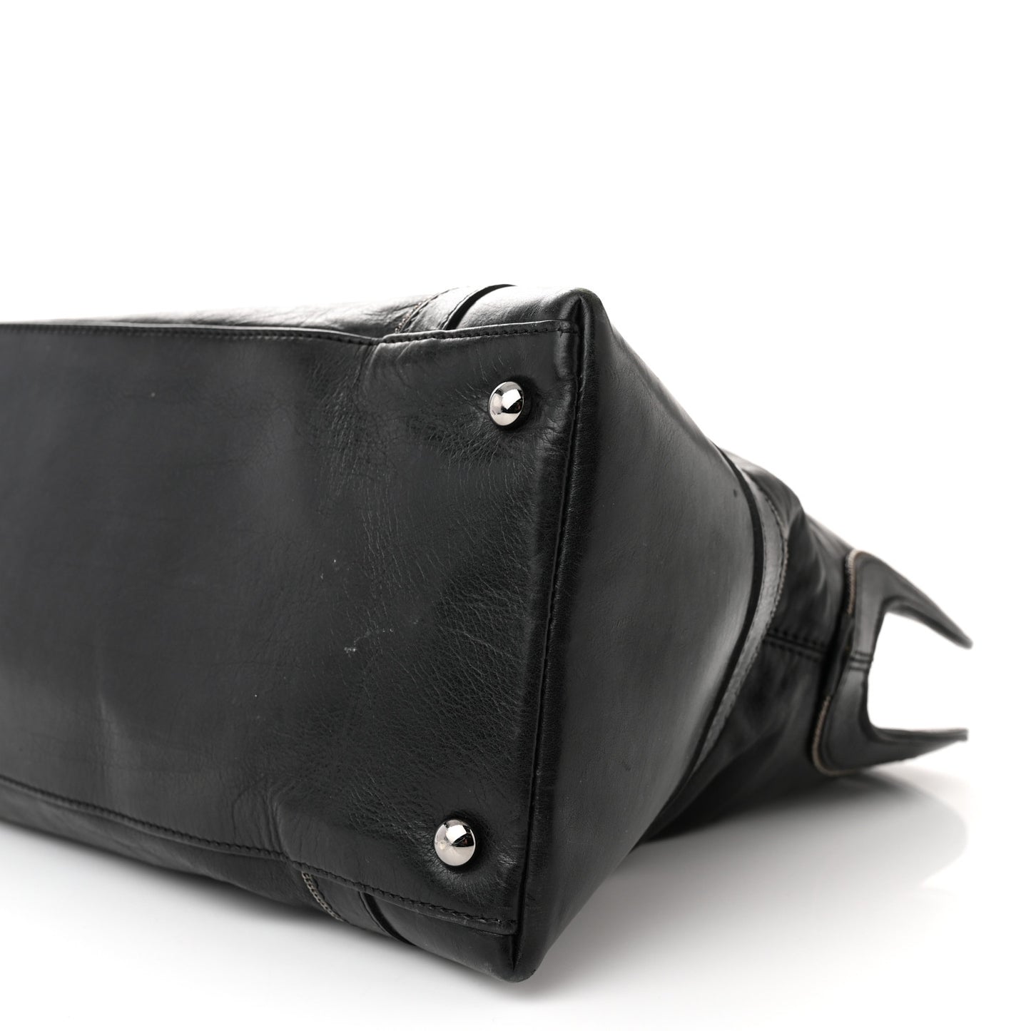 Lambskin East West Soho Shopper Black
