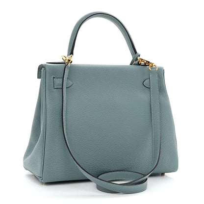 Hermes Togo Kelly Retourne 28 Ciel 3 of 12