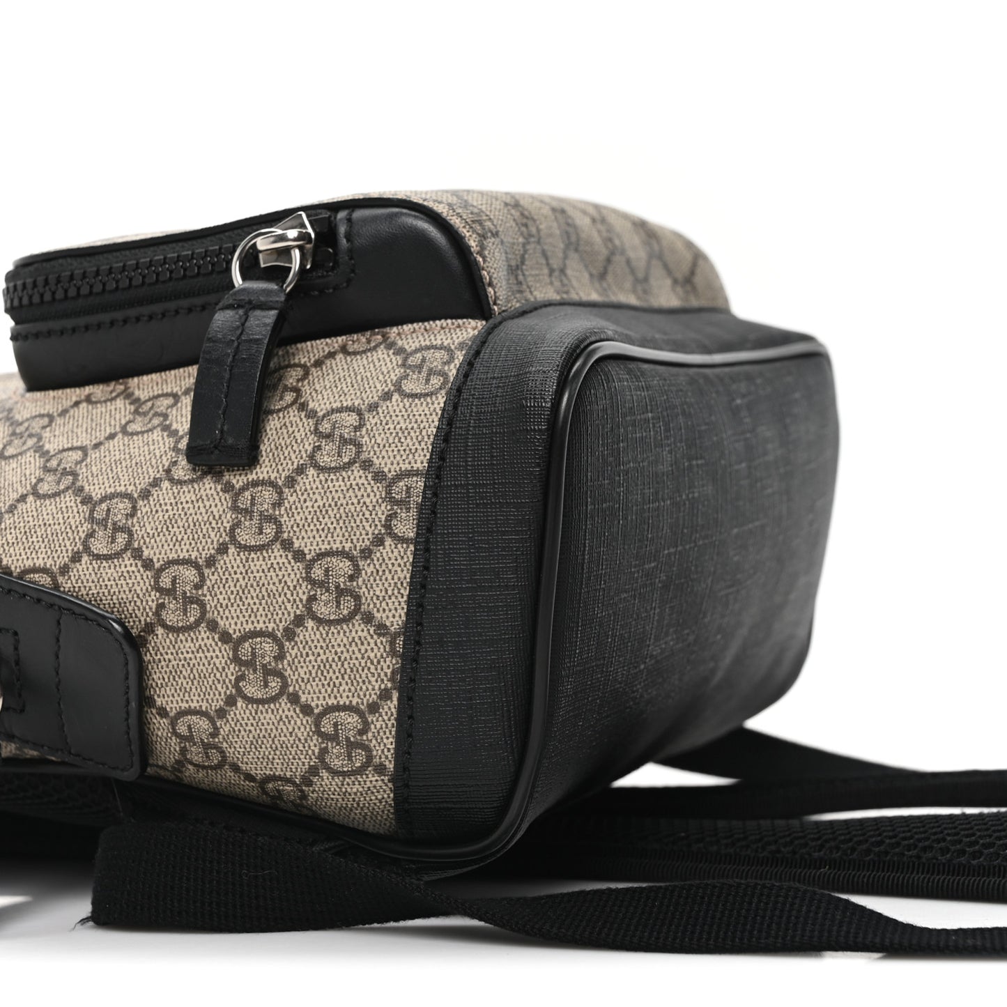 GG Supreme Monogram Small Eden Day Backpack Black