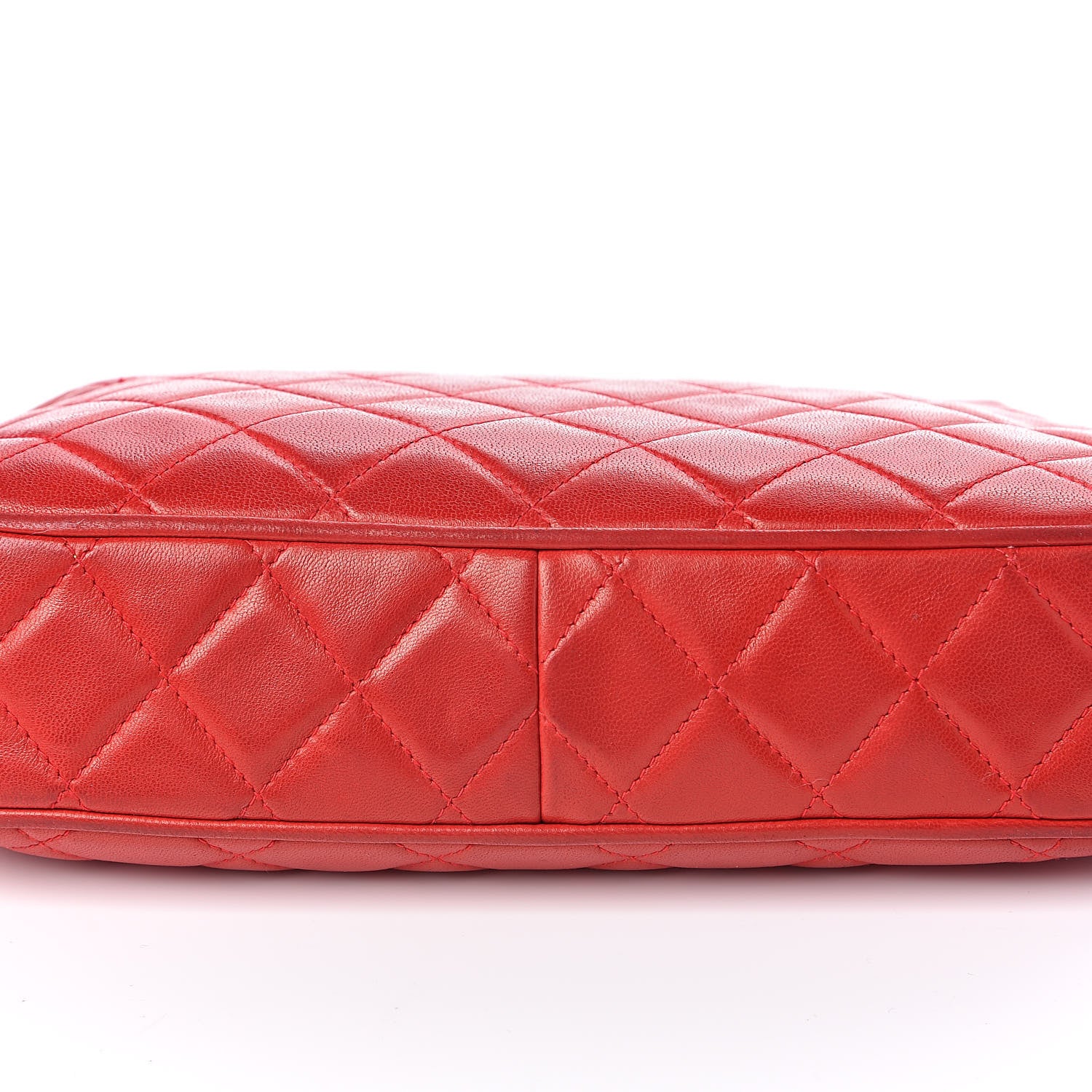 Chanel Lambskin Quilted CC Tassel Flap Red 22 of 26