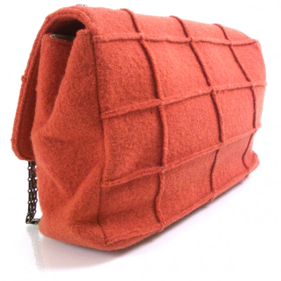 Chanel Wool Reissue Jumbo Flap Red 3 of 10