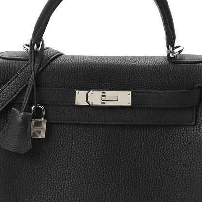 Hermes Togo Kelly Retourne 28 Black 8 of 11