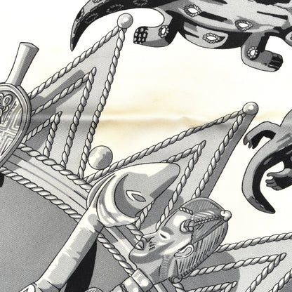 Hermes Silk Cuillers d'Afrique Scarf 90 7 of 12