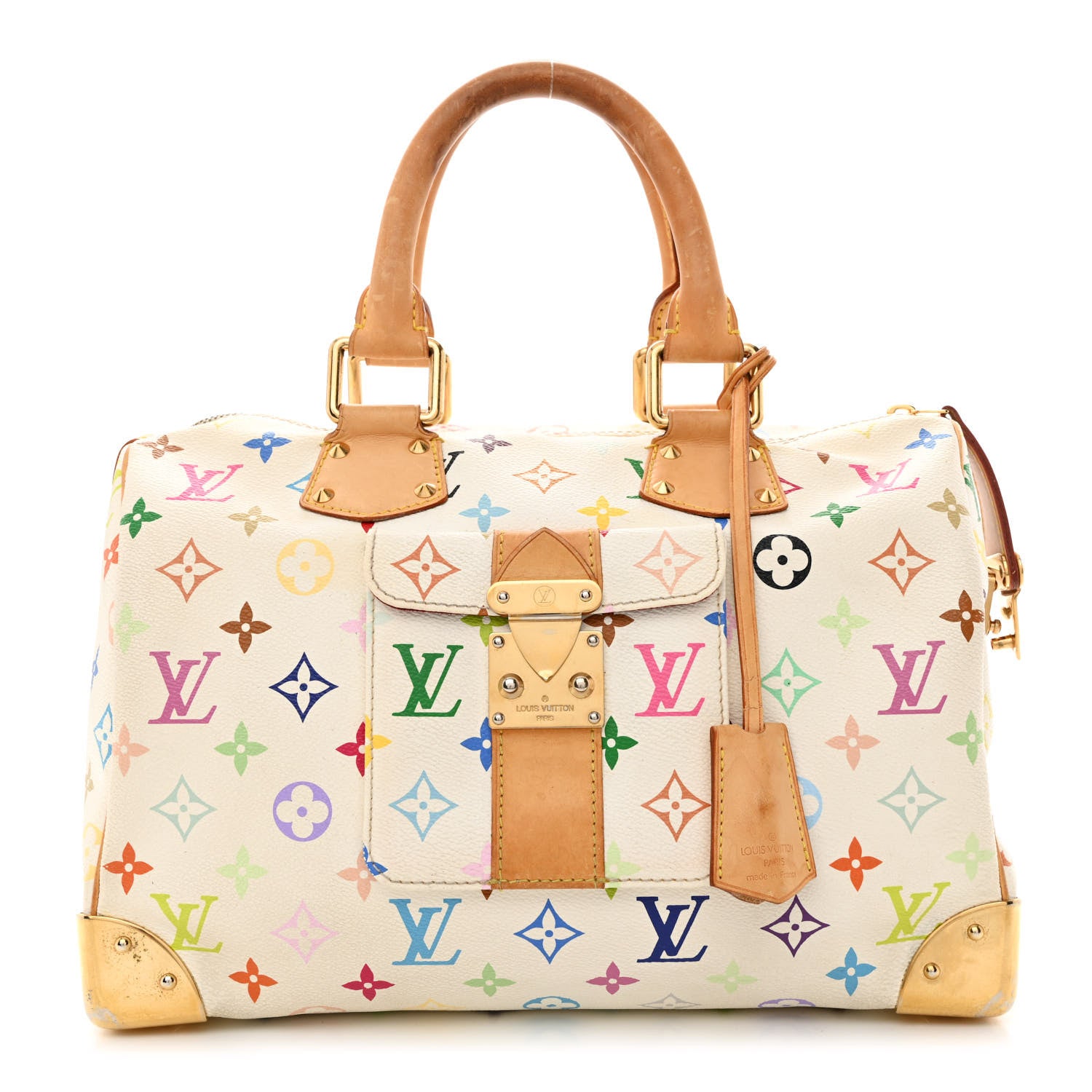 Louis Vuitton Monogram Multicolor Speedy 30 White 1 of 21
