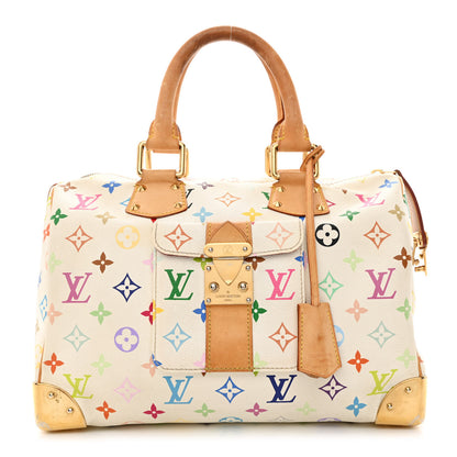 Louis Vuitton Monogram Multicolor Speedy 30 White 1 of 21