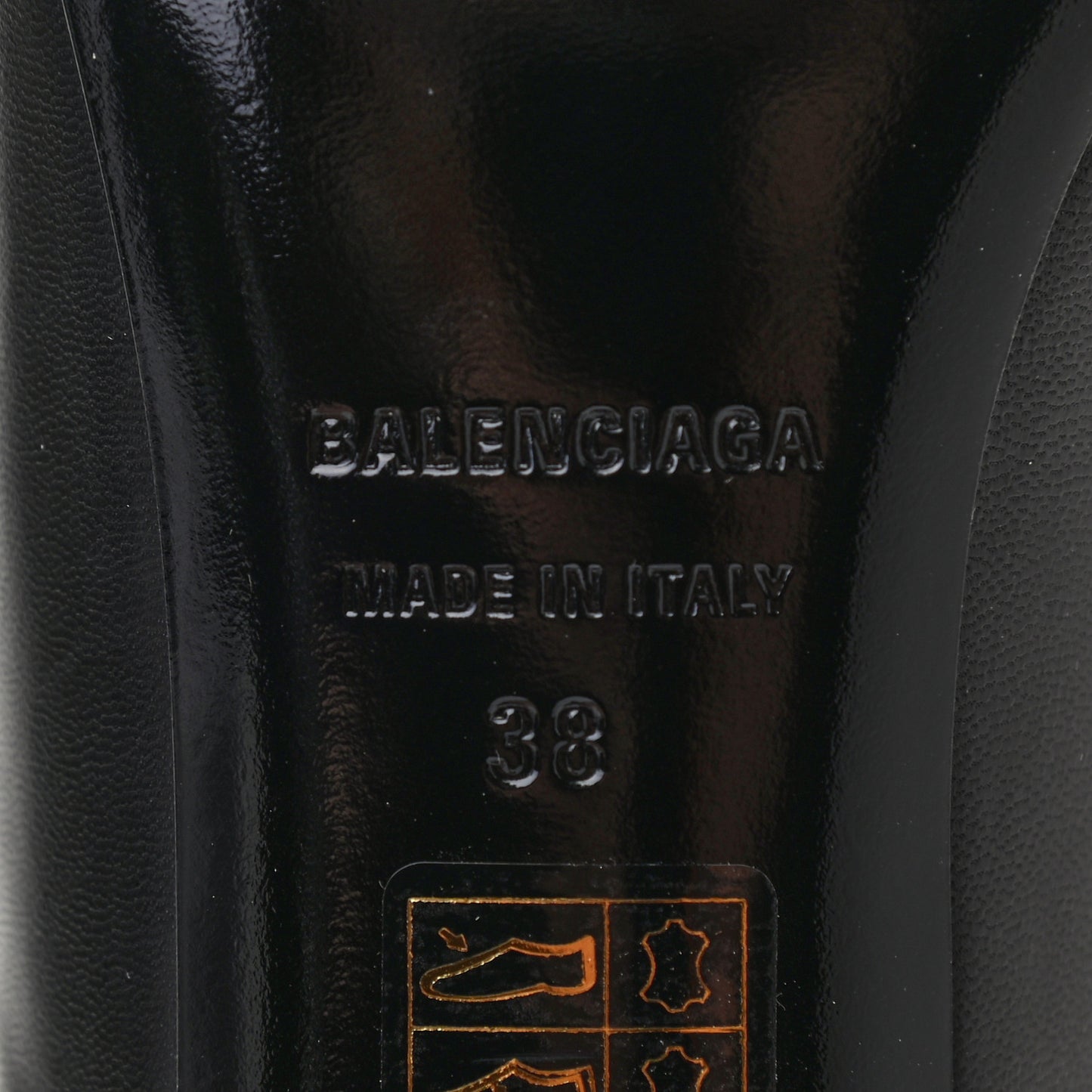 Goatskin Pointed Toe Knife Mules 38 Black