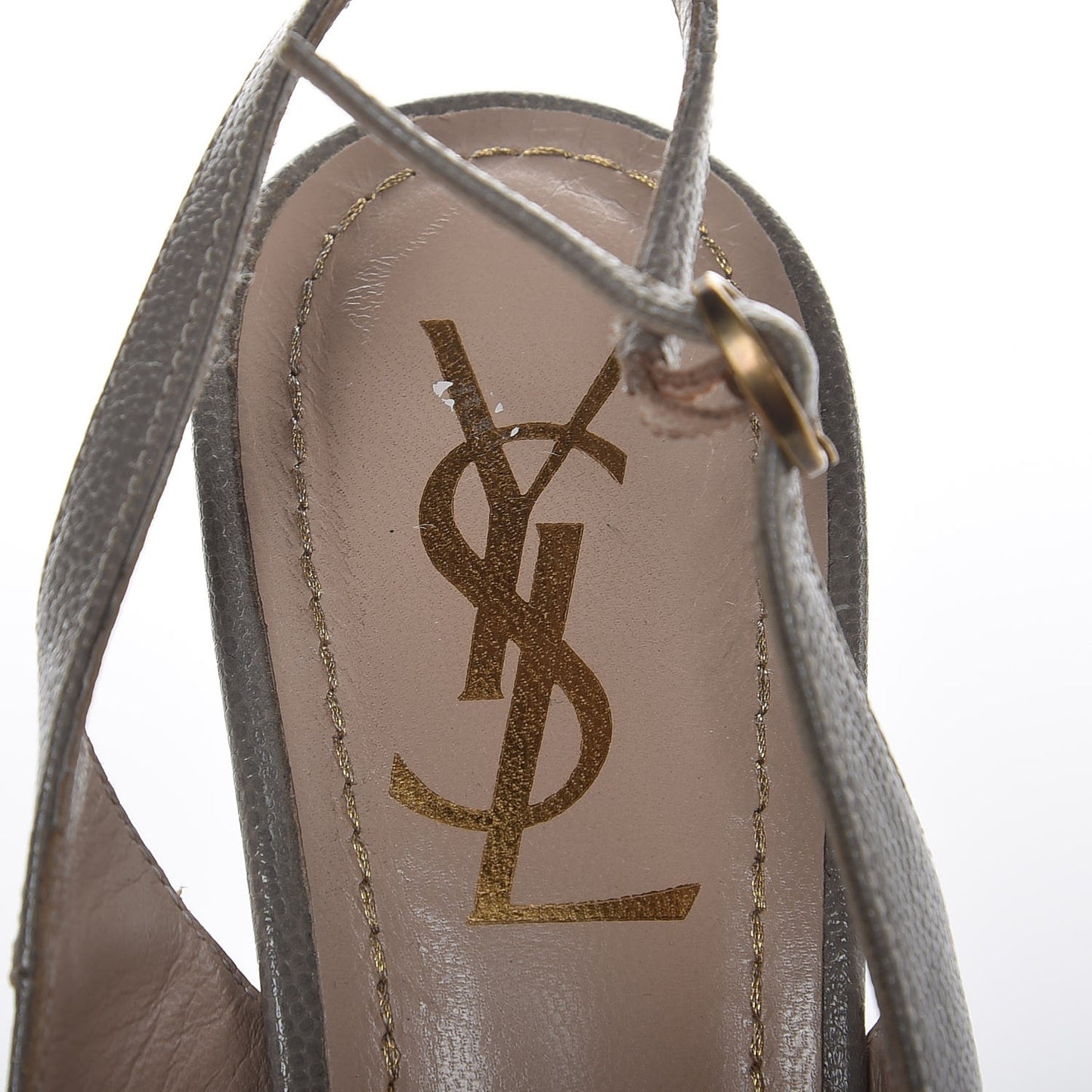 Vernigolf Tribtoo Slingback Platform Pumps 37.5 Stone Beige