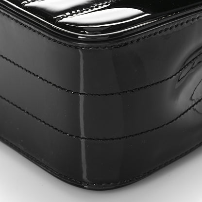 Saint Laurent Patent Calfskin Matelasse Monogram Medium Vicky Chain Bag Black 8 of 10