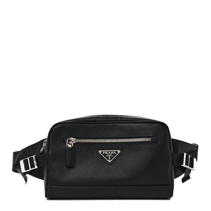 Prada Saffiano Belt Bag Black 1 of 8