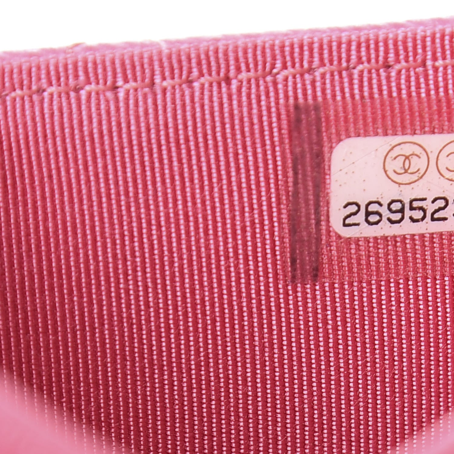 Chanel Caviar Quilted Flap Card Holder Pink 8 of 8